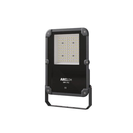 Proiector LED IP65 80°x150° aluminiu dispersor sticla 4mm 50W/4000K/6912lm XField FDI11NW80X150 DG Arelux