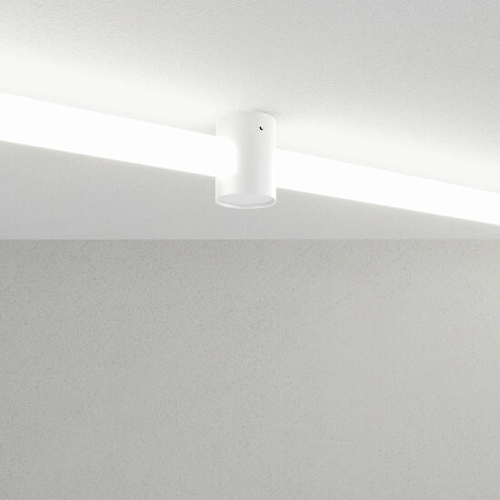 Element trecere+fixare benzi tubulare LED XLOOP LP18SP SWH Arelux