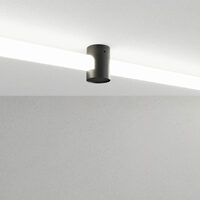 Element trecere+fixare benzi tubulare LED XLOOP LP18SP SBK Arelux