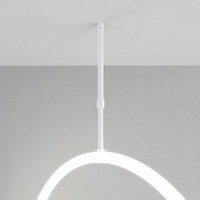 Set montaj suspendat banda tubulară LED XLOOP 18 mm LP18CR SWH Arelux