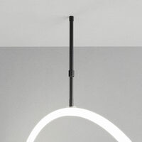 Set montaj suspendat banda tubulară LED XLOOP 18 mm LP18CR SBK Arelux