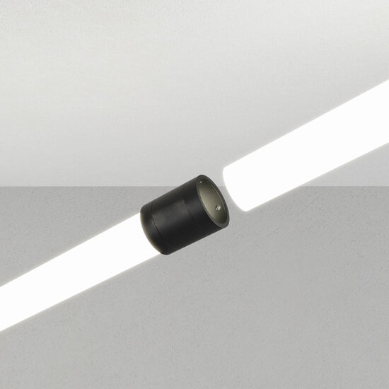 Sistem conexiune liniară 2 benzi LED tubulare XLOOP 18 mm LP18LC SBK Arelux