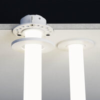 Sistem ramă vizibilă trecere tavan fals+fixare benzi tubulare LED-uri XLOOP 18 mm LP18RPS Arelux