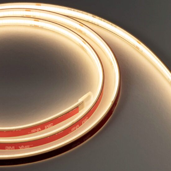 Banda LED flexibila fixare rapida alb rece IP67 rola 5m 10W/m/24V DC/6000K/950 lm/m XSolis SLS02CW67CL Arelux