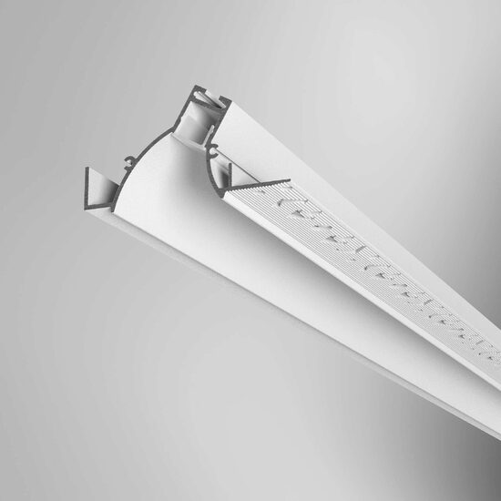 Profil din aluminiu montaj încastrat tavan scafe perimetrale PRF172/300SET Arelux
