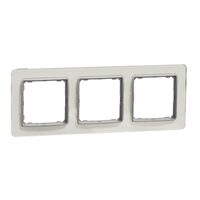 Rama tripla sticla alba Sedna Design, SDD360803 Schneider Electric