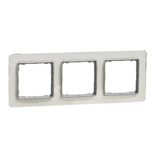 Rama tripla sticla alba Sedna Design, SDD360803 Schneider Electric