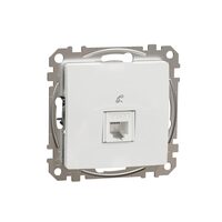Priza telefon alba RJ11 Sedna Design, SDD111491 Schneider Electric
