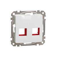 Placa alba RED RJ45 Sedna Design, SDD111441C Schneider Electric