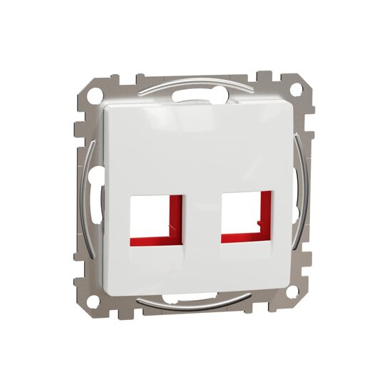 Placa alba RED RJ45 Sedna Design, SDD111441C Schneider Electric