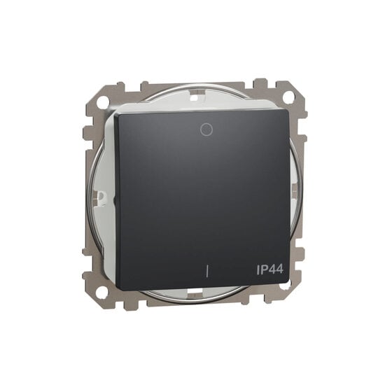 Intrerupator bipolar antracit IP44 Sedna Design, SDD214102 Schneider Electric