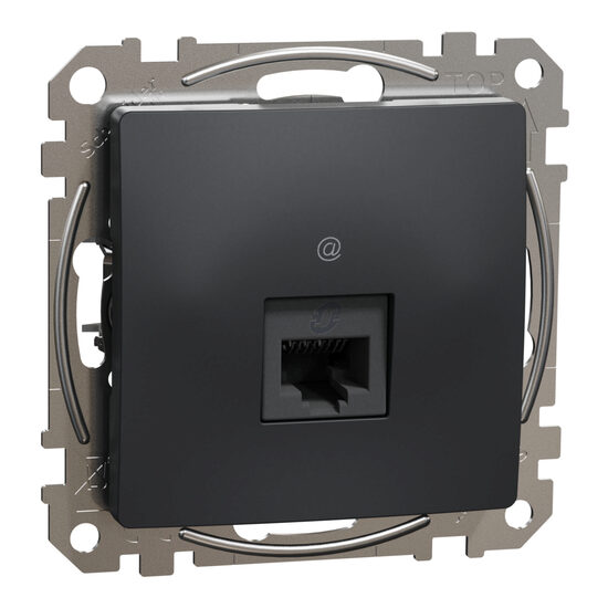 Priza date RJ45 Cat.6 UTP antracit Sedna Design, SDD114461 Schneider Electric