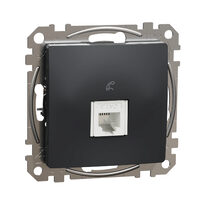 Priza telefon antracit RJ11 Sedna Design, SDD114491 Schneider Electric