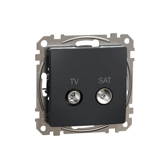 Priza TV SAT finala 4dB antracit Sedna Design, SDD114471S Schneider Electric