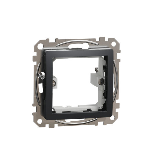 Adaptor antracit 45x45 noua Unica cu gheare Sedna Design, SDD114905 Schneider Electric