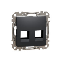 Placa antracit BLACK RJ45 Sedna Design, SDD114444C Schneider Electric