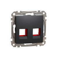 Placa antracit RED RJ45 Sedna Design, SDD114441C Schneider Electric