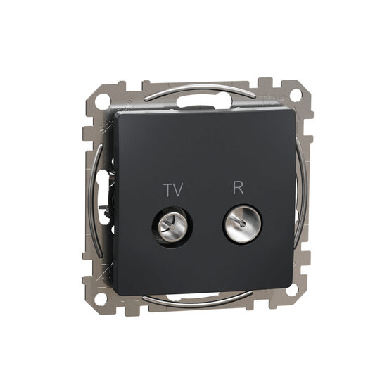 Priza TV R intermediara 10dB antracit Sedna Design, SDD114478R Schneider Electric