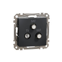 Priza TV-SAT-SAT finala 4dB antracit Sedna Design, SDD114481S Schneider Electric