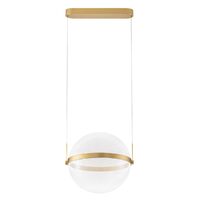 Lustră LED modernă dimabilă alamă aurie 34W/3000K Atlas 01-4374 Redo