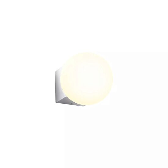 Aplică/Plafonieră LED IP44 modernă crom 5W/3000K Bilia 01-2602 Redo
