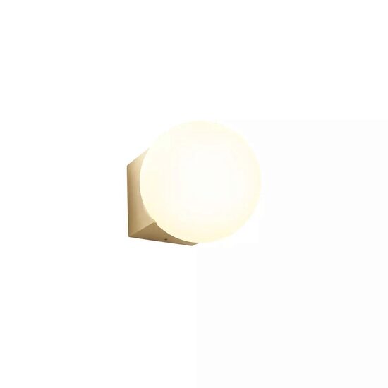 Aplică/Plafonieră LED IP44 modernă alamă 5W/3000K Bilia 01-2601 Redo