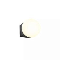 Aplică/Plafonieră LED IP44 modernă neagră 5W/3000K Bilia 01-2603 Redo