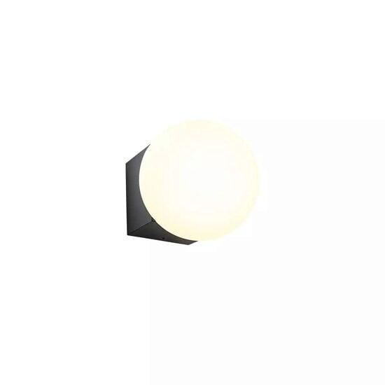 Aplică/Plafonieră LED IP44 modernă neagră 5W/3000K Bilia 01-2603 Redo