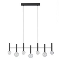 Lustră LED modernă dimabila neagră 32W/2700/3000K Bolla 01-4554 Redo