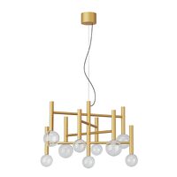 Lustră LED modernă dimabila aurie 42W/2700/3000K Bolla 01-4555 Redo