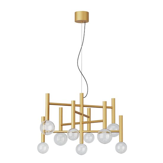 Lustră LED modernă dimabila aurie 42W/2700/3000K Bolla 01-4555 Redo