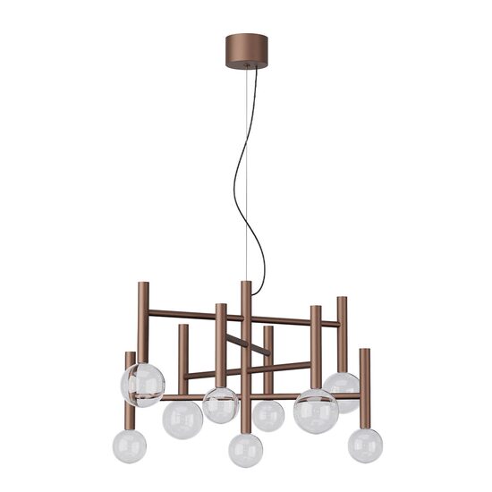 Lustră LED modernă dimabila cafenie 42W/2700/3000K Bolla 01-4556 Redo