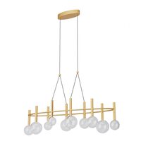 Lustră LED modernă dimabila aurie 44W/2700/3000K Bolla 01-4558 Redo