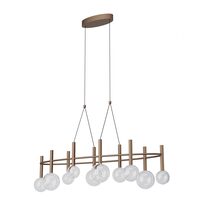 Lustră LED modernă dimabila cafenie 44W/2700/3000K Bolla 01-4559 Redo