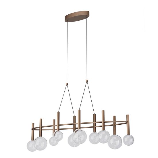 Lustră LED modernă dimabila cafenie 44W/2700/3000K Bolla 01-4559 Redo