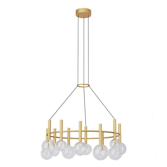 Lustră LED modernă dimabila aurie 52W/2700/3000K Bolla 01-4783 Redo