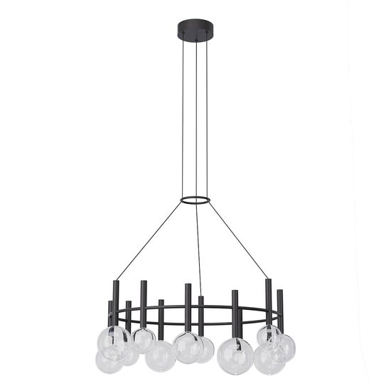 Lustră LED modernă dimabila cafenie 52W/2700/3000K Bolla 01-4784 Redo