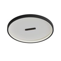 Plafonieră LED modernă dimabilă neagră 47W/2700/3000K Button 01-4292 Redo