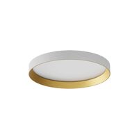 Plafonieră LED modernă dimabilă alb-auriu 30W Dama 01-3745-TRIAC Redo