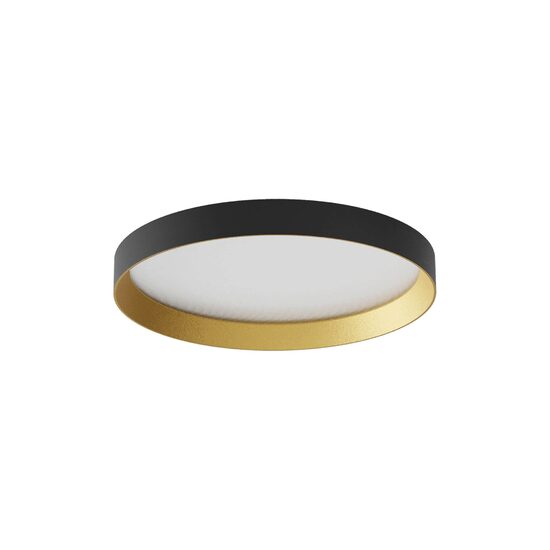 Plafonieră LED modernă dimabilă negru-auriu 30W Dama 01-3749-TRIAC Redo