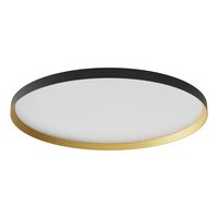 Plafonieră LED modernă dimabilă negru mat-auriu 60W Dama 01-3752-TRIAC Redo