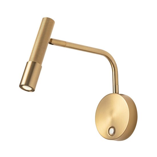 Aplică LED modernă auriu antichizat 8W/3000K Drill 01-4438 Redo