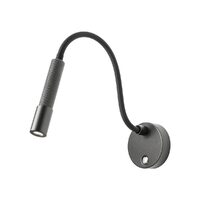 Aplică LED modernă neagra 8W 2700/3000K Drill 01-4446 Redo