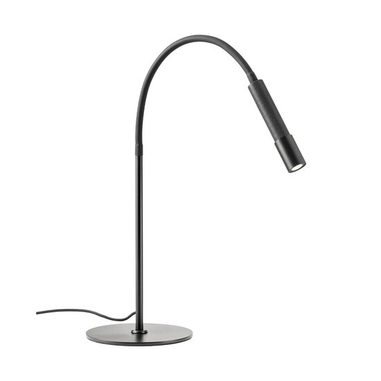 Veioză LED modernă neagra 8W/3000K Drill 01-4720 Redo