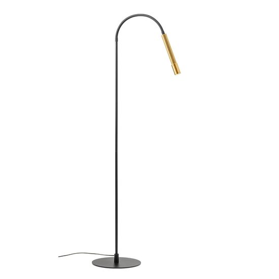 Lampadar LED modern auriu antichizat 8W/3000K Drill 01-4724 Redo