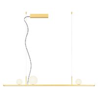 Lustră LED modernă aurie 40W/3000K Dune 01-4297 Redo