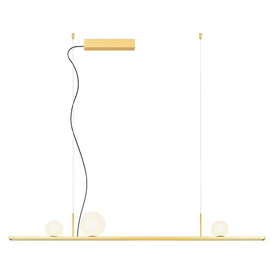 Lustră LED modernă aurie 40W/3000K Dune 01-4297 Redo