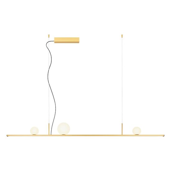 Lustră LED modernă aurie 48W/3000K Dune 01-4301 Redo