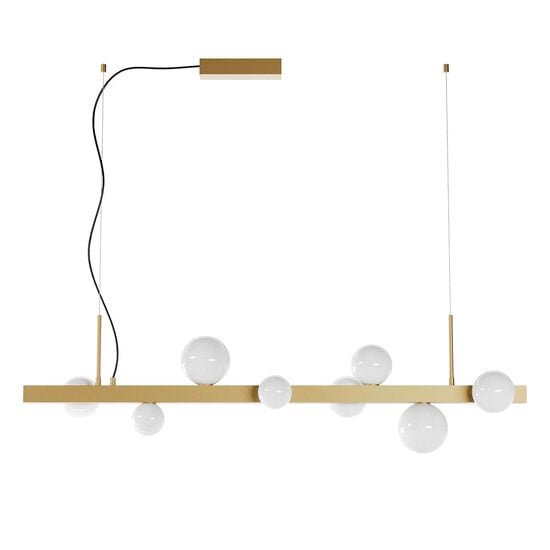 Lustră LED modernă aurie mat 47W/3000K Goji 01-4334 Redo