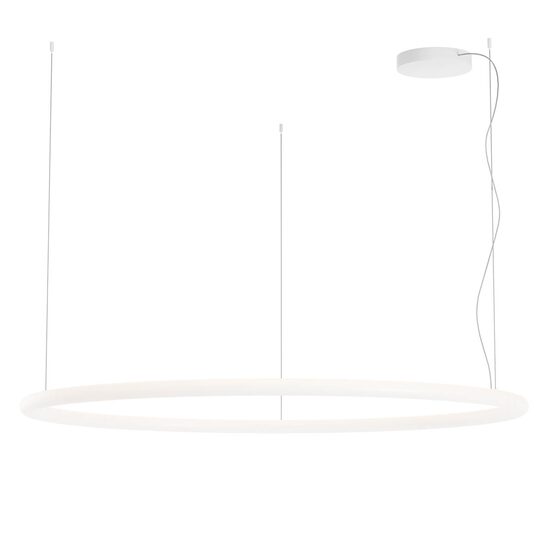 Lustră LED modernă dimabilă albă 80W Halley 01-4459 Redo